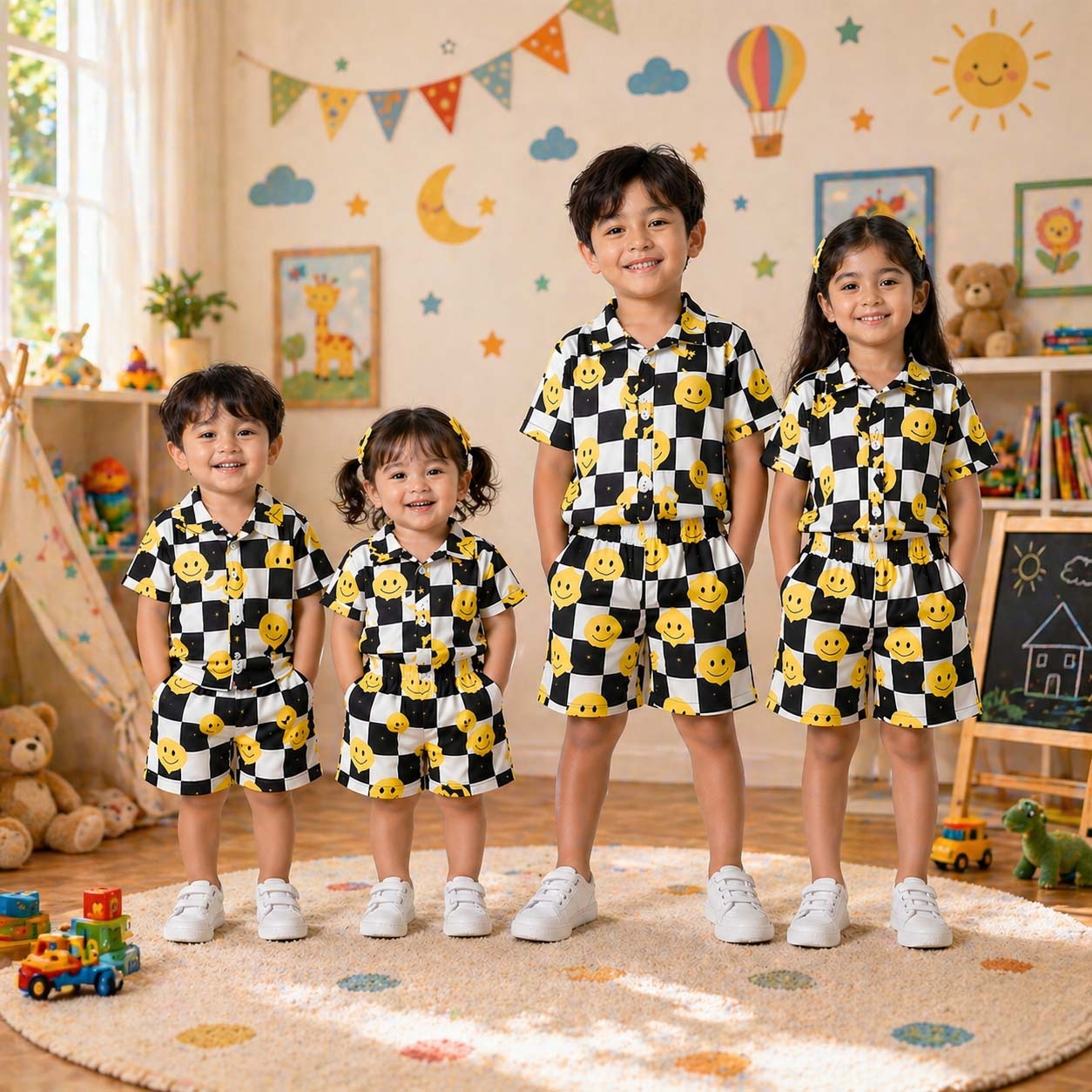 🌟 A&S Kids 3D All-Over Printed 2-Pcs Summer Suit 🌟