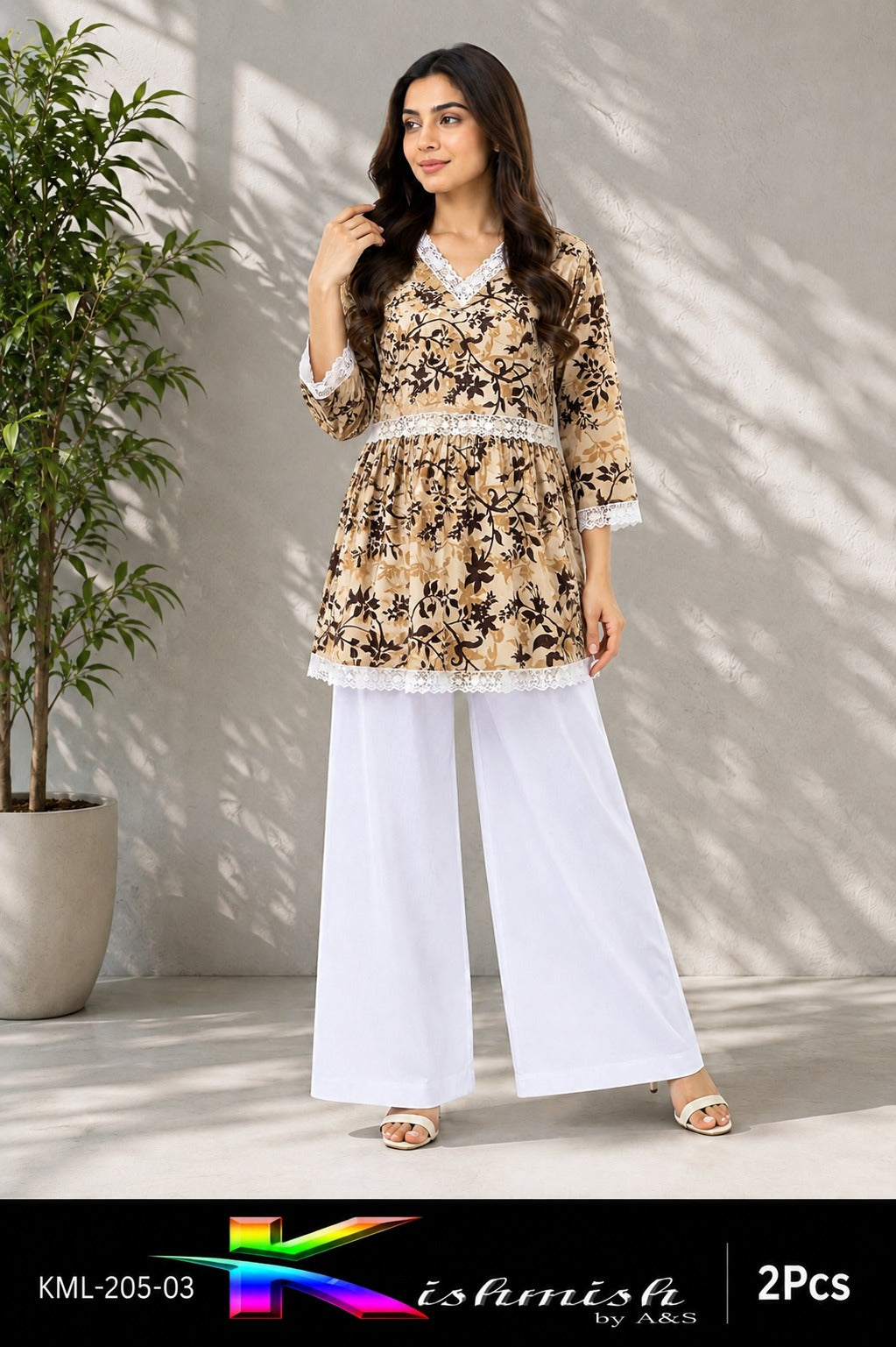 Printed Cargo Style 2-Piece Set