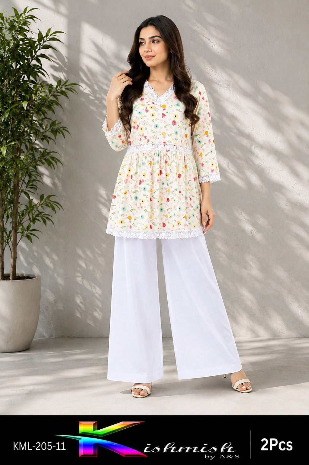 Printed Cargo Style 2-Piece Set