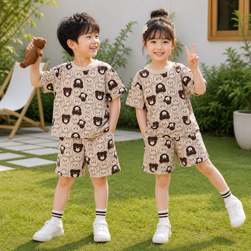 🌸 KISHMISH Sweet Summer Kids 2PCS Suit 🌸