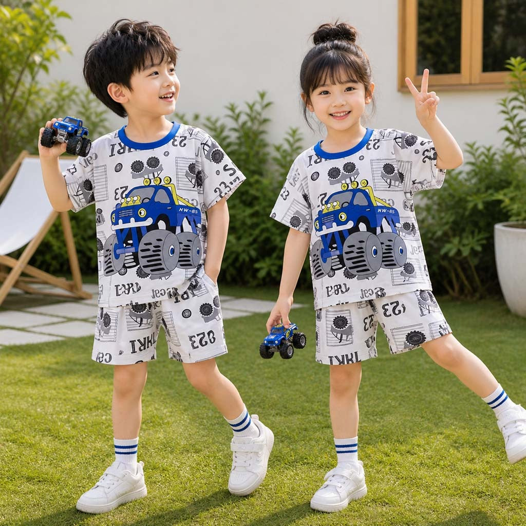 🌸 KISHMISH Sweet Summer Kids 2PCS Suit 🌸