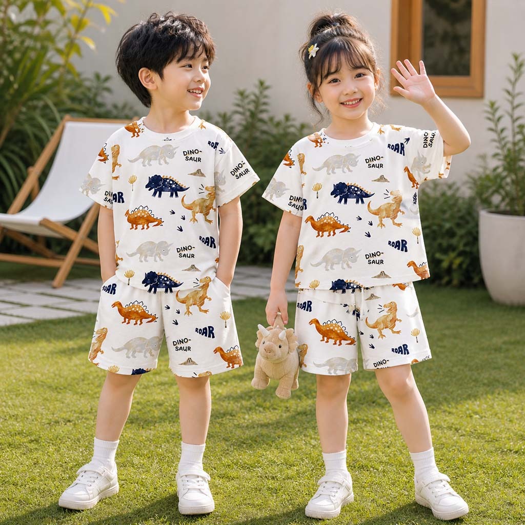 🌸 KISHMISH Sweet Summer Kids 2PCS Suit 🌸