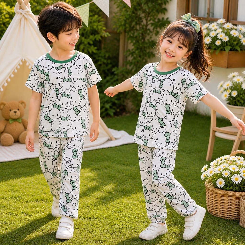 🌸 KISHMISH Sweet Summer Kids 2PCS Suit 🌸
