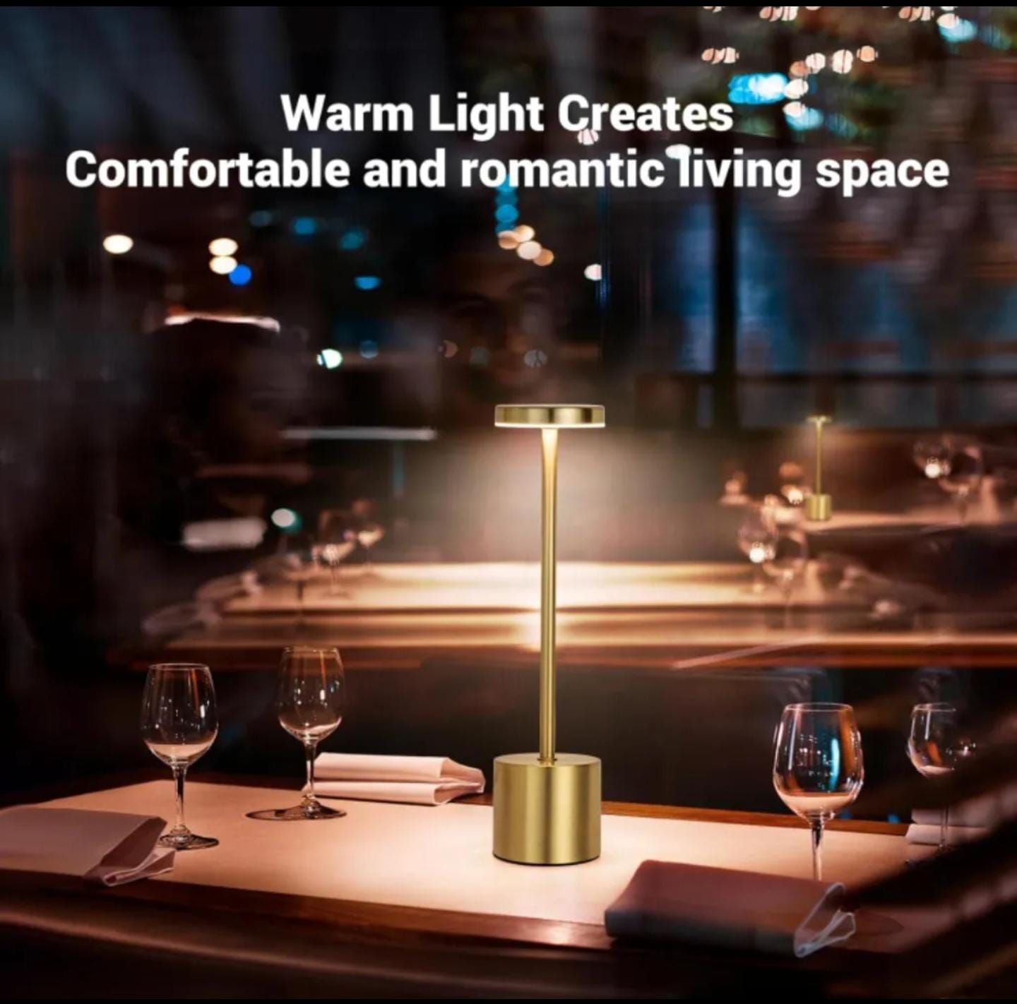 💡 Rechargeable Table Touch Lamp ✨