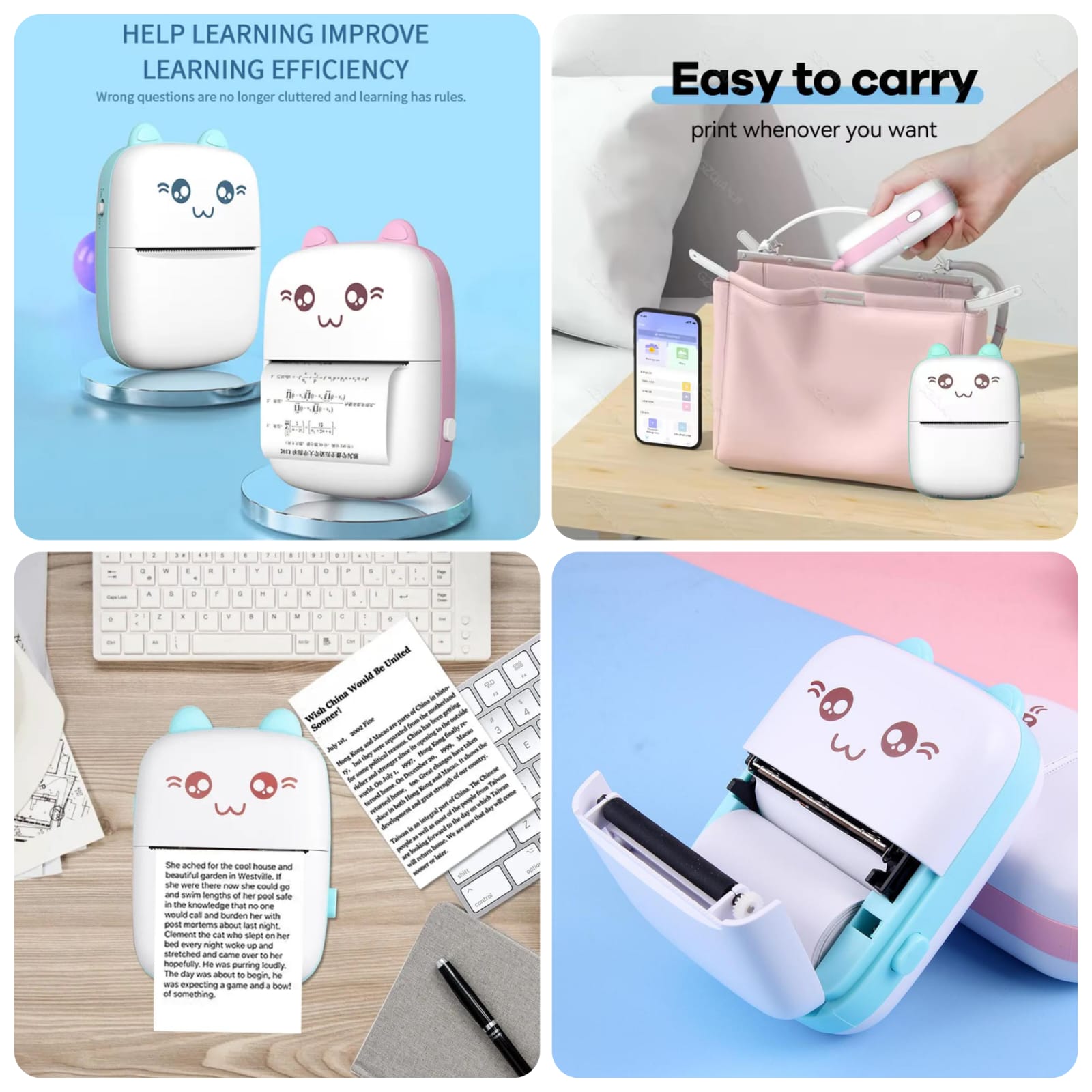 ✨ Meow Mini Pocket Thermal Printer ✨