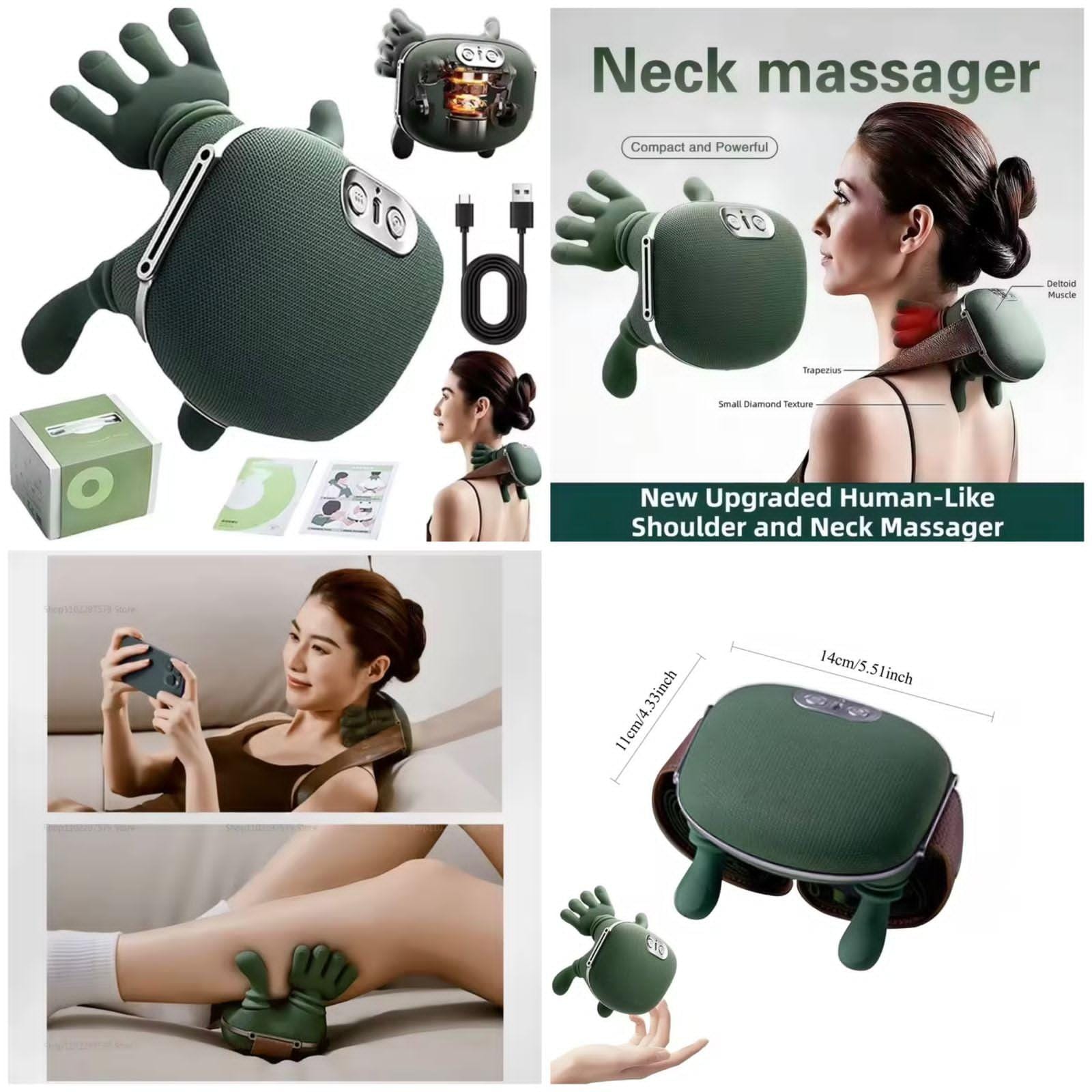 ✨ Heated 3-Level Deep Tissue Shoulder Massager ✨