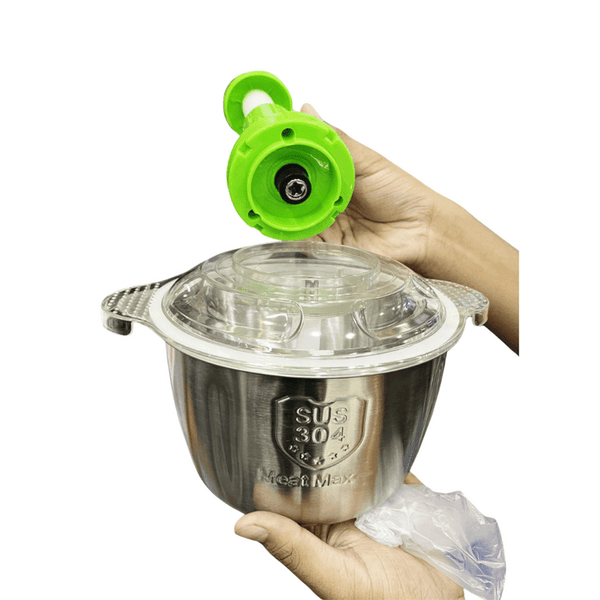 Large Capacity Stainless Steel Push Chopper - 2L